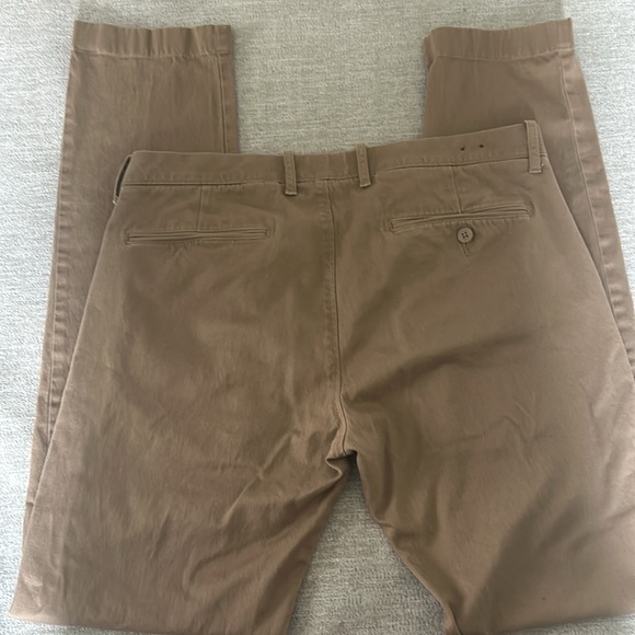 J. Crew stretch Dark khakis pants Size 33/34 - Picture 3 of 9